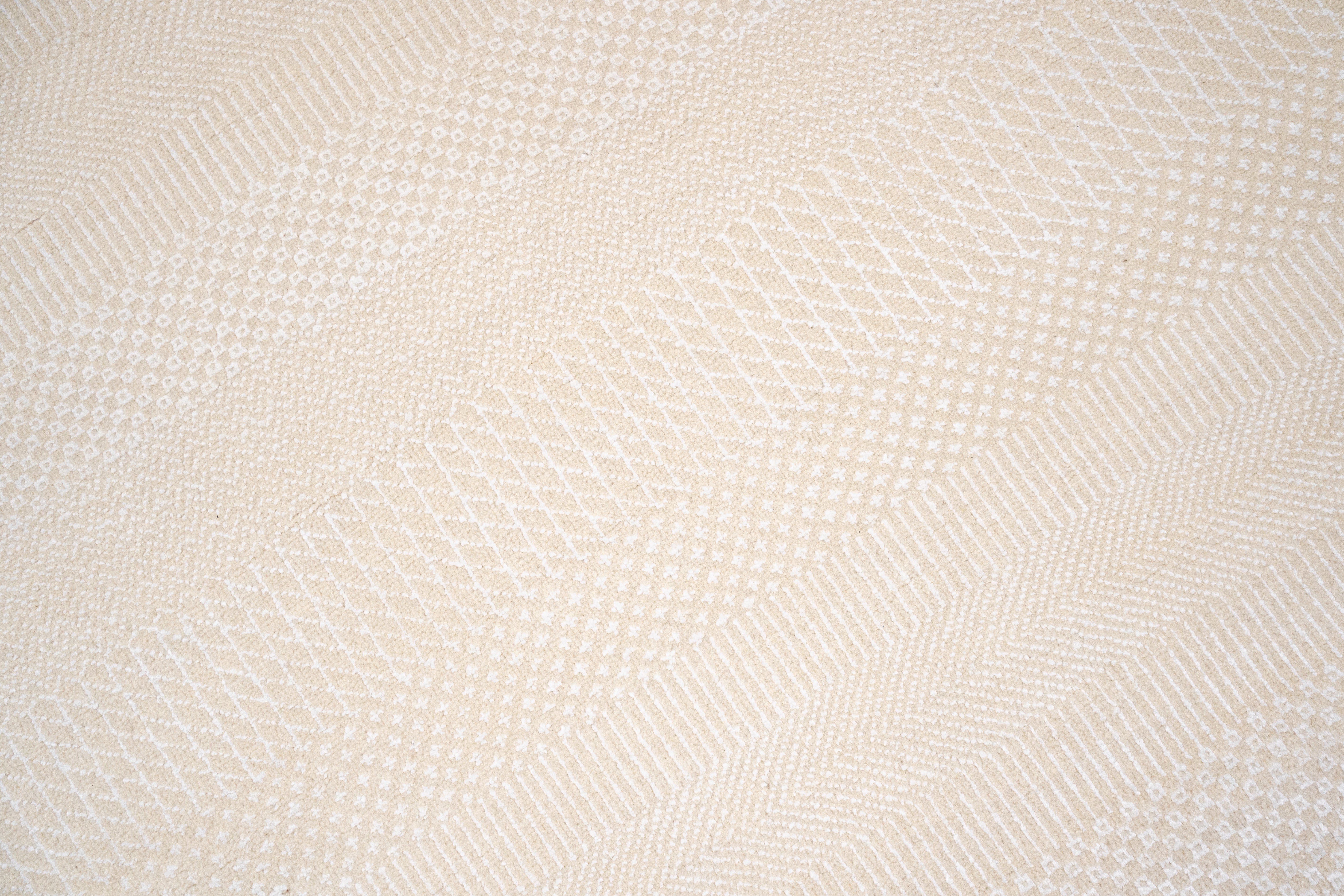 Handknotted Carpet, DIA - 1252 MCN, Ivory & Ivory